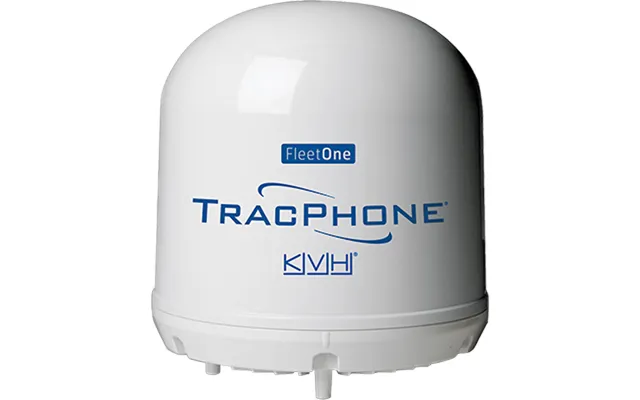Kvh 010398 Tracphone Fleet One Compact 11ft Diameter Sat Phone Provides Global Coverage For Voice And Internet