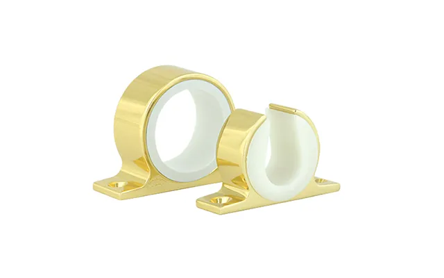 Lees Mc70gl Single Rod Rack Set - Bright Gold Finish