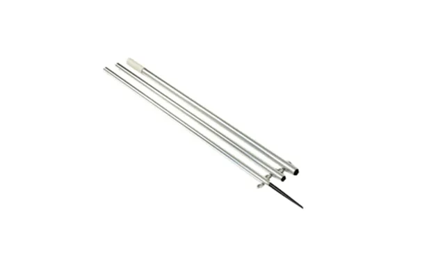 Lees Mx8718cr 18.5ft Bright Silver Pole With Black Spike Step Tube 1