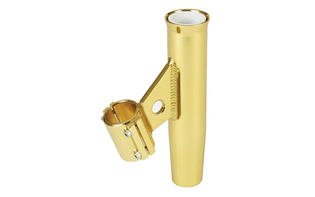 Lees Ra5001gl Clamp-on Rod Holder - Gold Aluminum