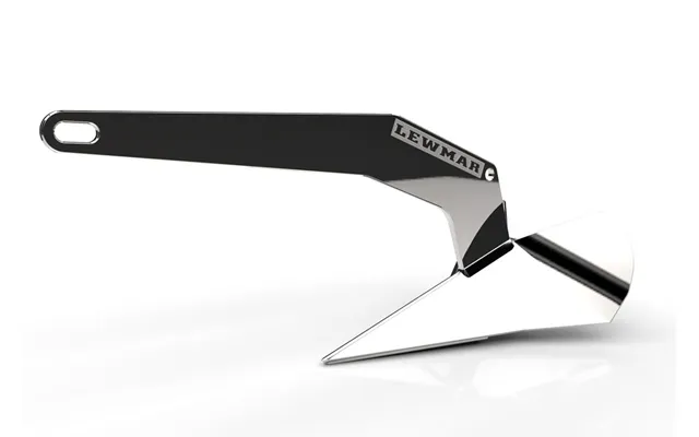 Lewmar 0057210 10kg S S Dtx Anchor 22 Lb - Deep Water Plough Style Holds Up To 35 Foot Length Boat 22 Pound 27-3 8 In Le