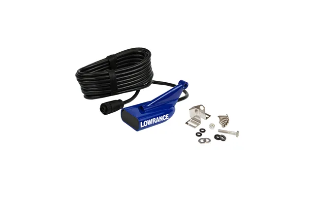 Lowrance 000-12570001 Xdcr Hdi Tm Mid Hi 455 800 9 Pin Transom Mount 9 Pin 455 800 Khz Medium High Chirp Frequencies 20 