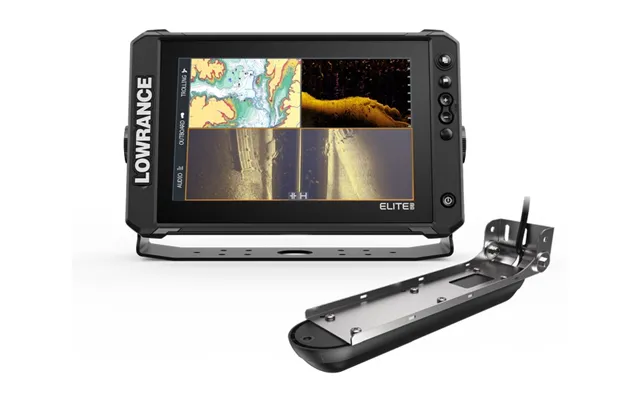 Lowrance 000-16430-001 Elite Fs 10 3-in-1 Us Can - Used To Find Fishing Areas Ledges Drop-offs Ditches 10 In Display 128