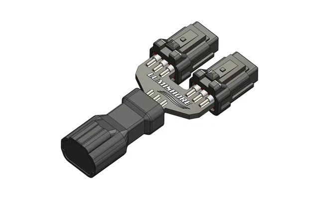 Lumishore 010-14465-00 Lux- Sl & Neon Flex 2-way Cbl Split Six-core 2-way Cable Splitter For Use With Lux-sl And Neon Fl