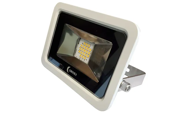 Lunasea Llb-366n-31-10 10w Slimline Led Floodlight, 120vac Only, Cool White, 1200 Lumens, 3ft Cord - White Housing
