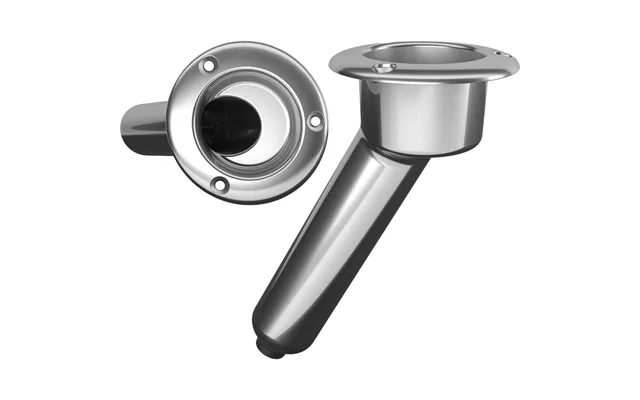 Mate Series C1030d Stainless Steel 30 Rod & Cup Holder - Drain