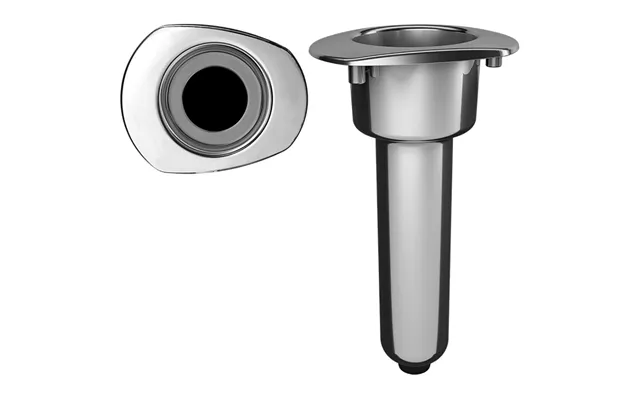 Mate Series C2000ds Elite Screwless Stainless Steel 0 Rod & Cup Holder - Drain