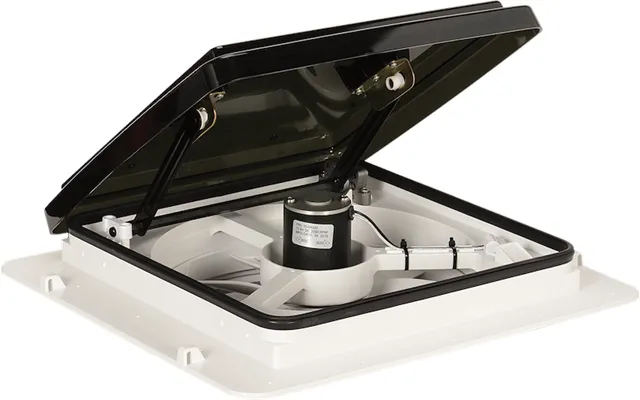 Maxxair 00b04401k Roof Vent Maxxfan Manual Opening For 14 Inch X 14 Inch Fits 1-1 8 Inches To A Maximum Of 6-1 2 Inches 