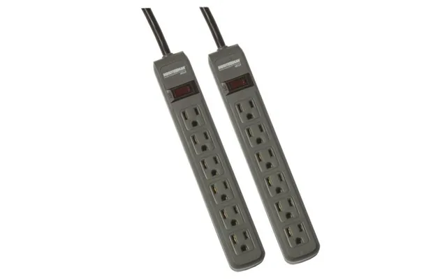 Minuteman Mms362p 2 Pack Power Strips With 3ft Cord - 241j
