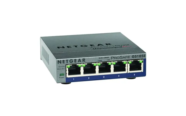 Netgear Gs105e-200nas 5 Port Gigabit Smart Switch