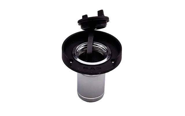 Perko 1313dp0chr Gas Fill F 1-1 2 Inch Hose - Chrome Plated Zinc, Black Flange