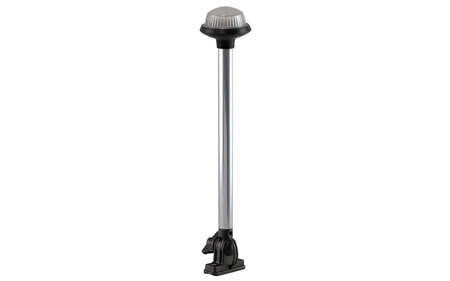 Perko 1637dp0chr Fold Down All-round Frosted Globe Pole Light - Vertical Mount