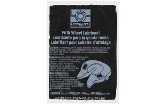 Permatex 01010 Fifth Wheel Trailer Hitch Lube 2 Ounce Pouch Case Of 24