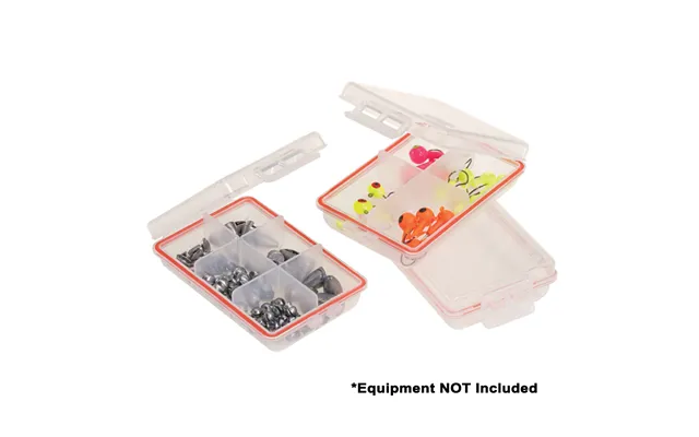 Plano 106100 Waterproof Terminal 3-pack Tackle Boxes - Clear