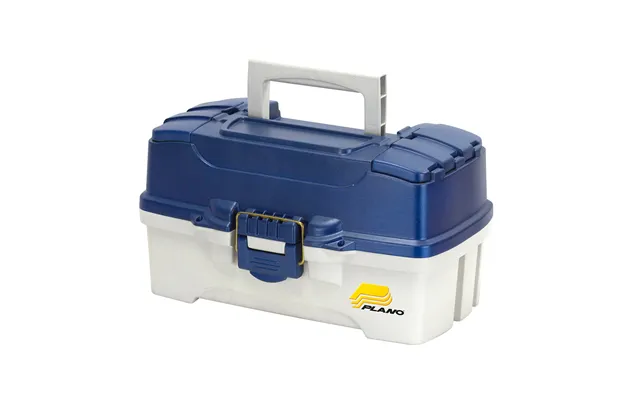 Plano 620206 2-tray Tackle Box W Dual Top Access - Blue Metallic Off White