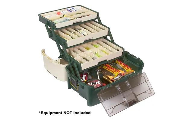 Plano 723300 Hybrid Hip 3-tray Tackle Box - Forest Green