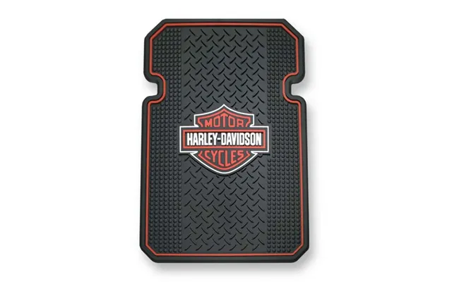 Plasticolor 001539r01 Floor Mat Black Harley-davidson Logo Rubber