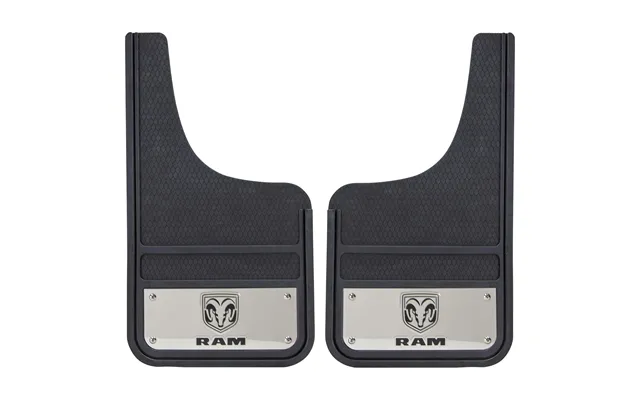Plasticolor 001835r01 Ram Heavy Duty Front 12 X 23 Mud Guards - 12 Inch X 23 Inch Front Mud Guards