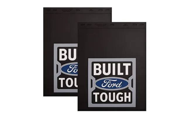Plasticolor 001861r01 Built Ford Tough 18x24 Mud Guard - Set Of 2 Pieces