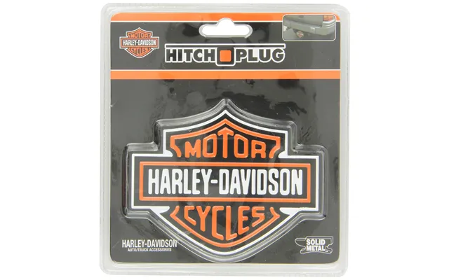 Plasticolor 002216 Trailer Hitch Cover Hitch Plugs Fits 2 In Receiver True-color Harley-davidson Logo Metal