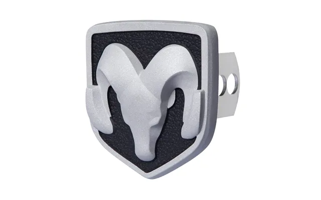 Plasticolor 002294r01 Ram Head Gray 3-dimensional Hitch Plug