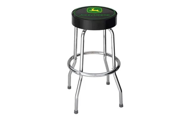 Plasticolor 004746r01 John Deere Logo Garage Stool,black W Deere Logo