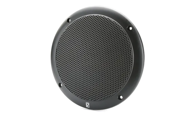 Poly-planar Ma4054b 4 Inch 2-way Coax Integral Grill Marine Speaker - Pair Black