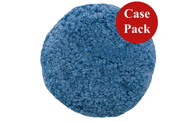 Presta 890144case Rotary Blended Wool Buffing Pad - Blue Soft Polish