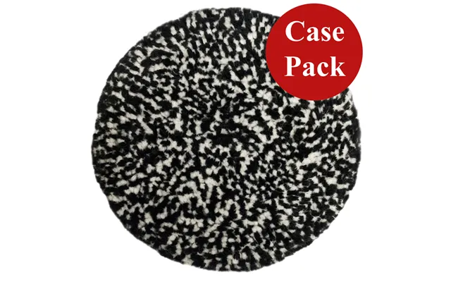 Presta 890146case Wool Compounding Pad - Black & White Heavy Cut