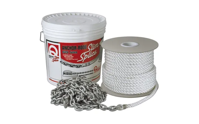 Quick Fvc070312130a00 Anchor Rode 15ft 7mm Chain 300ft 1 2 Inch 3 Plait Rope