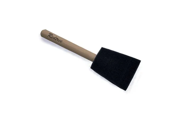 Redtree 00006 8 Foam Paint Brush High Density - 2 In Brush 1 2 In Thickness Black Foam Unfinished Peg Wood Handle Single