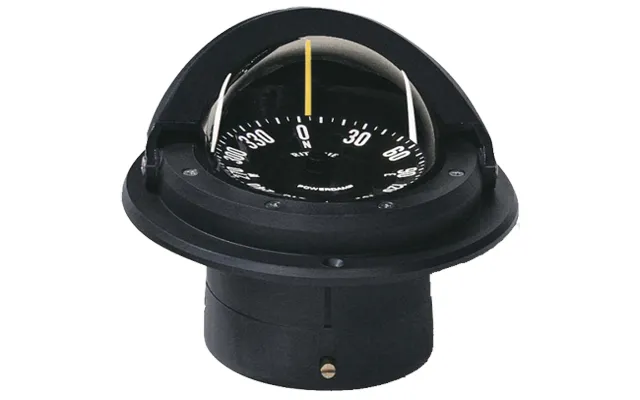 Ritchie F-82 Compass Flush Mnt 3ft Dial Black Black 12 Volt Green Led Flush Mount 3 In Powerdamp Flat Dial 5-1 4 In Over