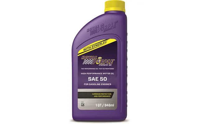 Royal Purple 01050 Sae 50 Heavy Duty High Performance Synthetic Motor Oil - 1 Quart Bottle