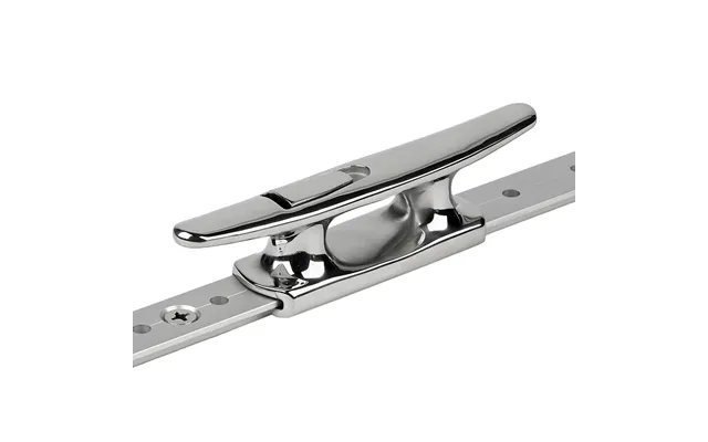 Schaefer 70-75 Mid-rail Chock Cleat Stainless Steel - 1-1 4 Inch