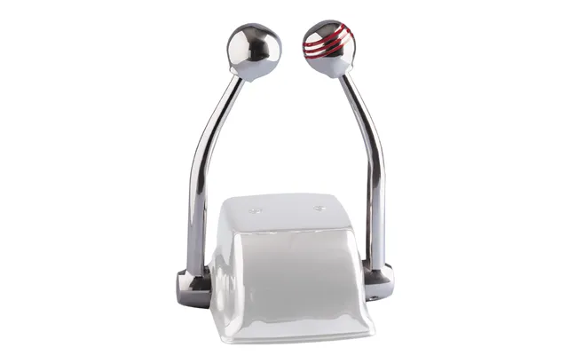 Schmitt & Ongaro 50050 Ongaro Standard Control Arm Set With Red Throttle Knob & Plain Shift Knob