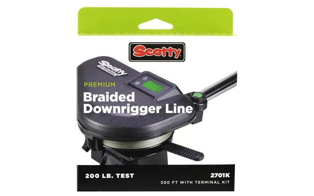Scotty 2700k Premium Power Braid Downrigger Line - 200ft Of 200lb Test