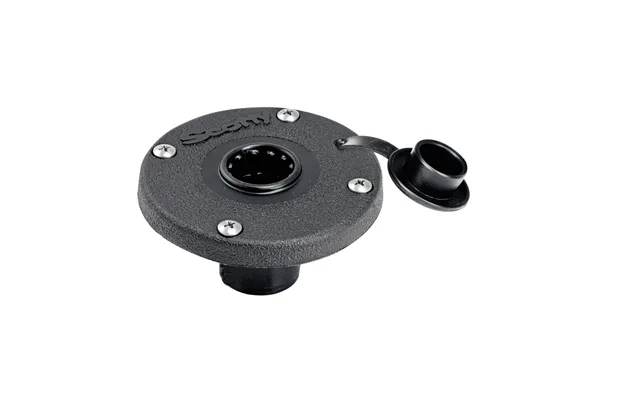 Scotty 344-bk Round Flush Deck Mount Bracket Black Sealed Bottom