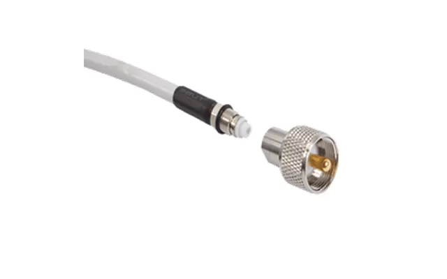 Shakespeare Pl-259-er Screw-on Pl-259 Connector F Cable W Easy Route Fme Mini-end