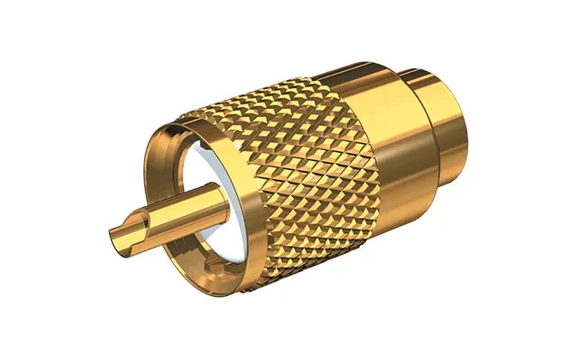 Shakespeare Pl-259-g Gold Plated Pl-259 Connector For Use With Rg-8 Au And Rg-213 Cable Gold Plated Single