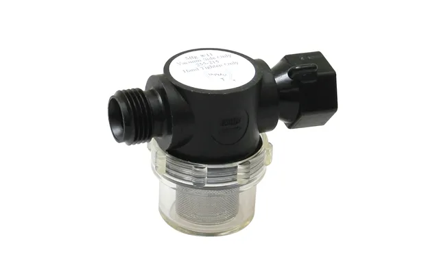 Shurflo 255-315 Swivel Nut Strainer 1 2 Inch Pipe Inlet Clear Bowl