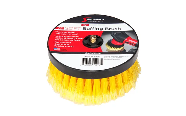 Shurhold 3207 6 1 2 Inch Soft Brush For Dual Action Polisher
