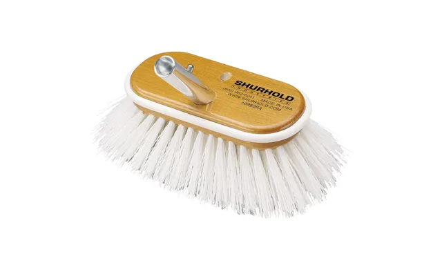 Shurhold 950 6 Inch Deck Brush Extra Stiff White Polypropylene