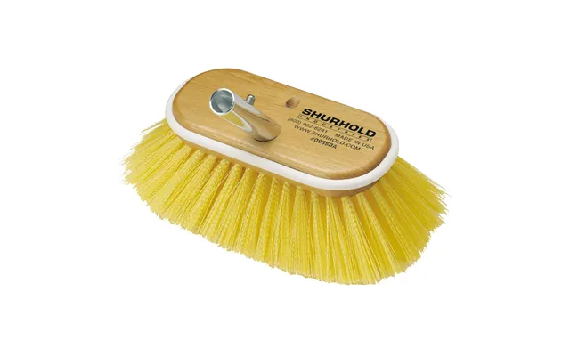 Shurhold 955 6 Inch Deck Brush Medium Yellow Polystyrene