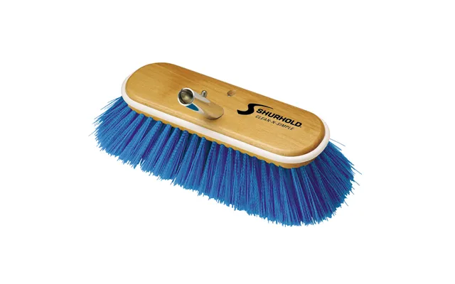 Shurhold 975 10 Inch Extra-soft Deck Brush - Blue Nylon Bristles