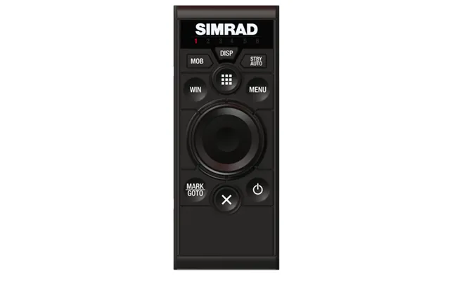 Simrad 000-12364001 Op50 Remote Control Portrait - Black Portrait Orientation Keypad And Rotary Dial Controller For Up T