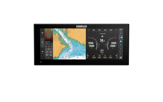 Simrad 000-16216-001 Nsx 3012uw Ai3-in-1 Amer - 12 In Display 1920 X 720 Pixels Resolution Multi-touchscreen Interface 1