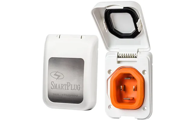 Smartplug Bm50pw 50 Amp Non Metallic White Inlet