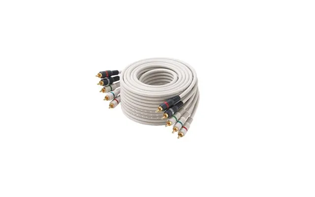 Steren 254-603iv 3ft Ivory Component Video-audio
