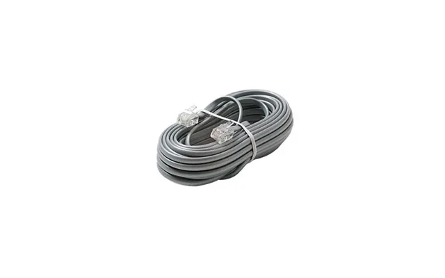 Steren 304-007sl 4c 7ft Silver Modular Line Cord