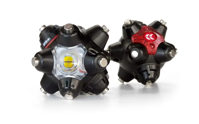 Stkr 00107 Flashlight Light Mine Professional Magnetic Led Clear Lens With High Low Beams Flashing Hazard Red Light Mode